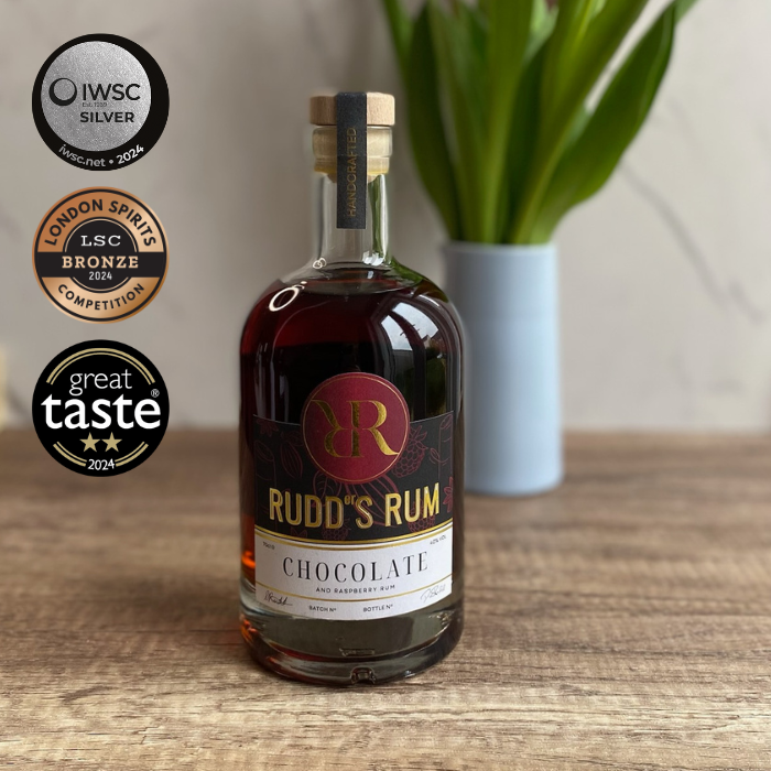 Chocolate Rum with Raspberry | Aged Caribbean rum distilled with cocoa ...